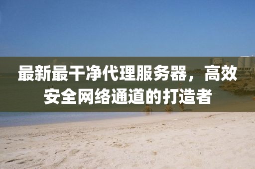 最新最干凈代理服務器，高效安全網(wǎng)絡通道的打造者