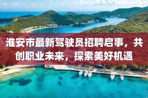 淮安市最新駕駛員招聘啟事，共創(chuàng)職業(yè)未來，探索美好機(jī)遇