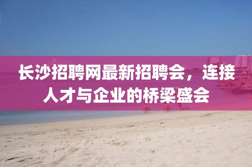 長(zhǎng)沙招聘網(wǎng)最新招聘會(huì)，連接人才與企業(yè)的橋梁盛會(huì)