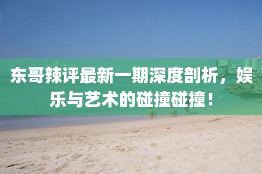 東哥辣評(píng)最新一期深度剖析，娛樂(lè)與藝術(shù)的碰撞碰撞！